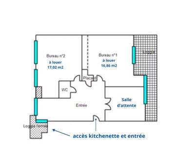 Aubagne 13400 – Bureau